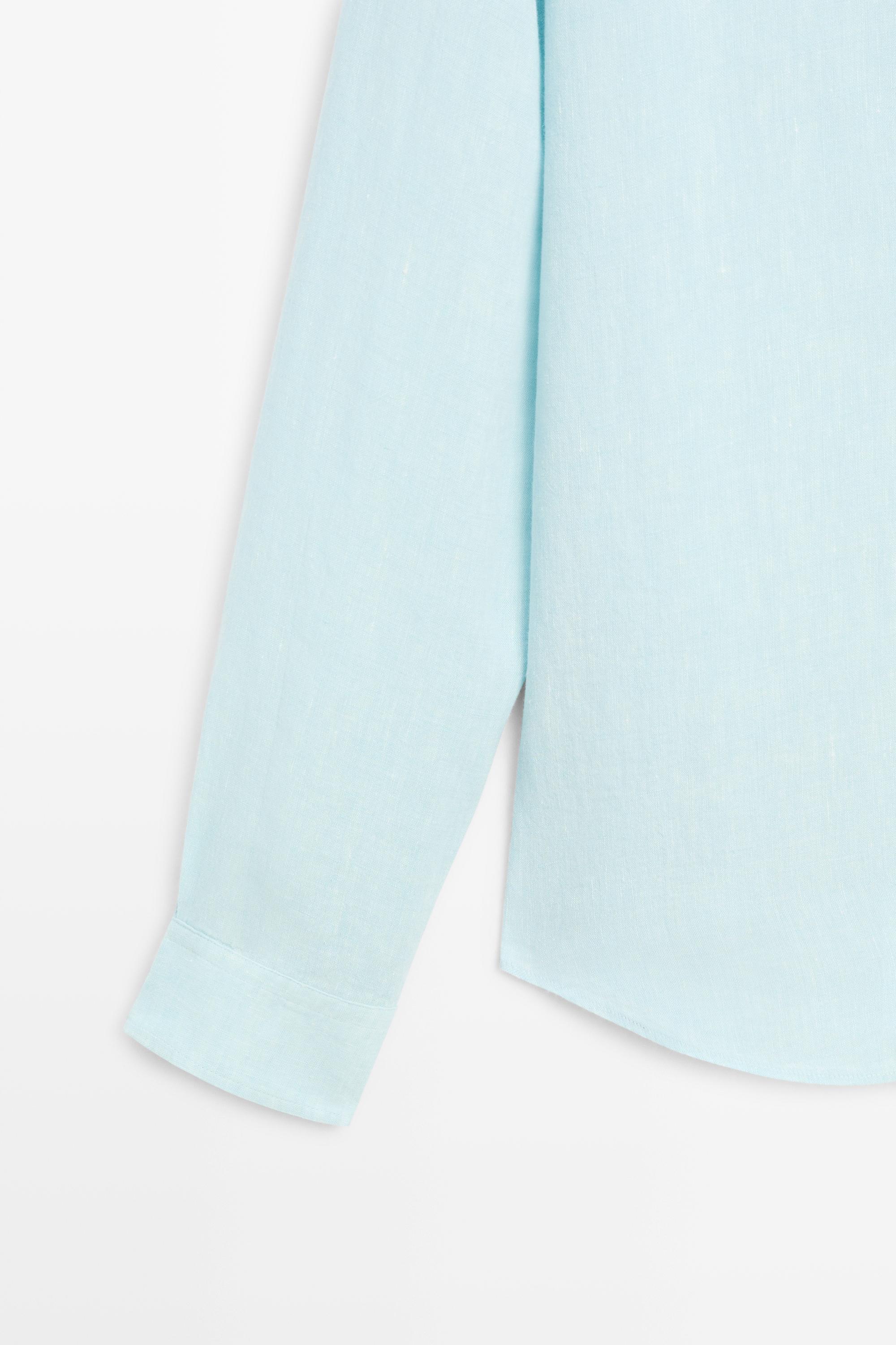 Chemise regular fit 100 % lin